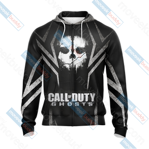 Call of Duty - Ghosts New Version Unisex Zip Up Hoodie