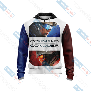Command & Conquer New Look Unisex Zip Up Hoodie Jacket