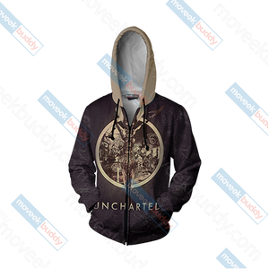 Uncharted Unisex Zip Up Hoodie Jacket