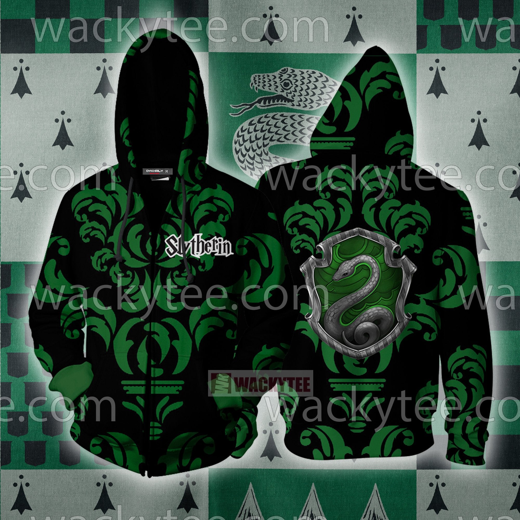 Cunning Like A Slytherin Harry Potter New Collection Zip Up Hoodie