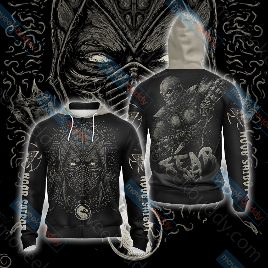 Mortal kombat - Noob Saibot Unisex 3D Zip Hoodie Jacket
