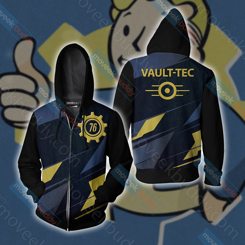 Fallout - Vault-tec Unisex Zip Up Hoodie Jacket