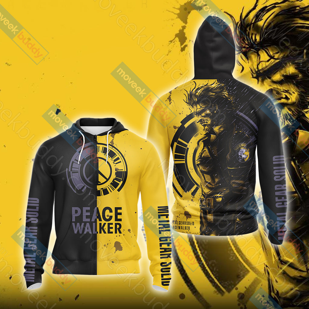 Metal Gear Solid: Peace Walker Unisex Zip Up Hoodie Jacket