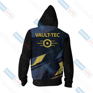 Fallout - Vault-tec Unisex Zip Up Hoodie Jacket