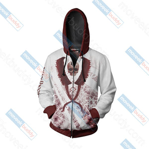 Bloodborne - Hunter's Mark Unisex Zip Up Hoodie Jacket
