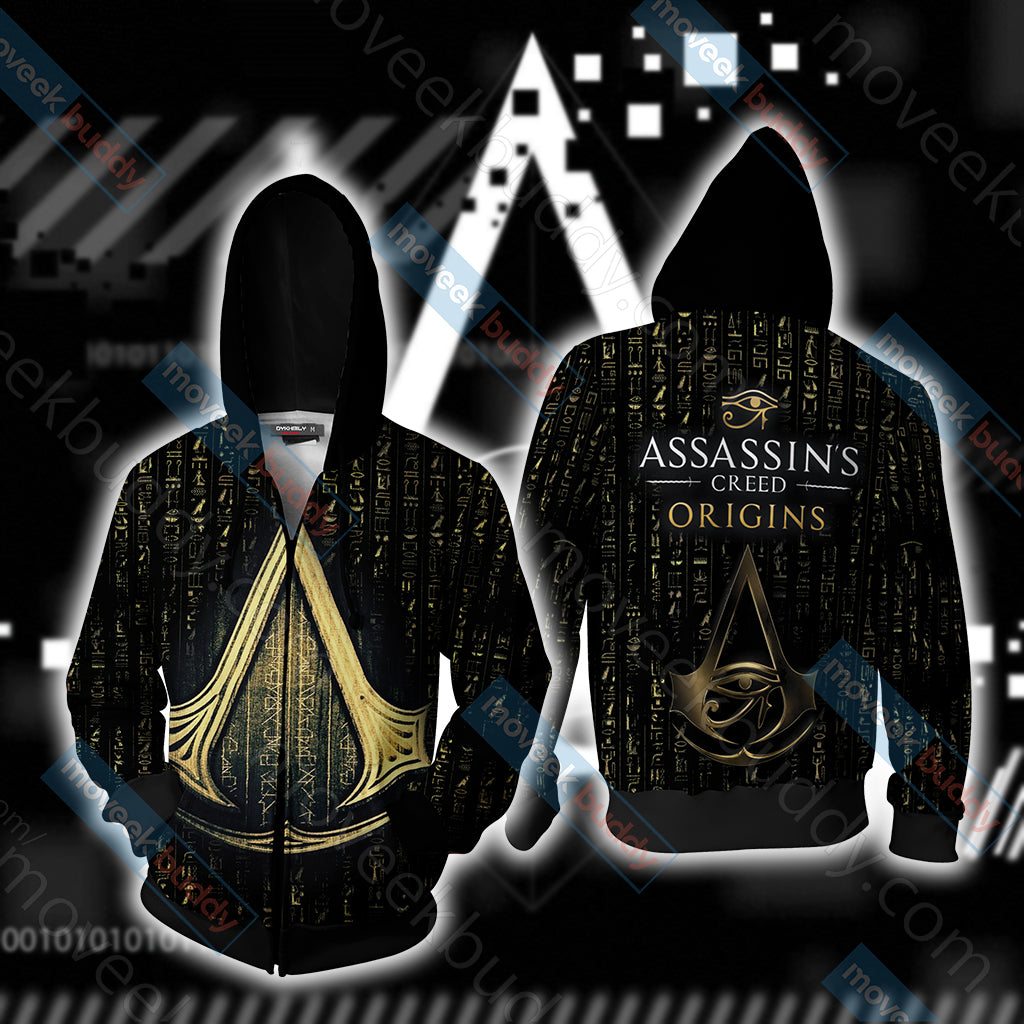 Assassin's Creed - Origins Unisex Zip Up Hoodie Jacket