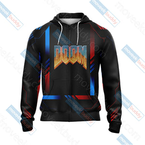 Doom New Style Unisex Zip Up Hoodie Jacket