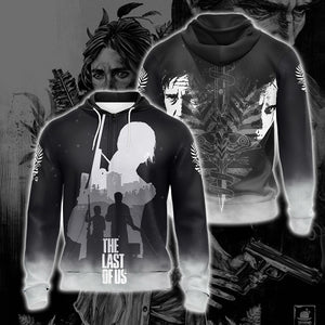 The Last Of Us Unisex 3D T-shirt Zip Hoodie