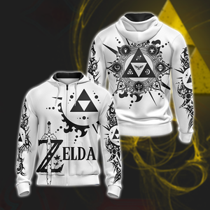 The Legend Of Zelda T-shirt Zip Hoodie Pullover Hoodie