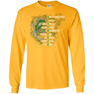 Slytherin House Harry Potter Fan ShirtG240 Gildan LS Ultra Cotton T-Shirt