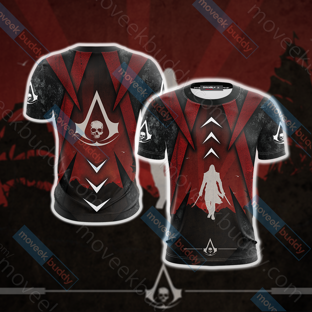 Assassin's Creed Black Flag Unisex 3D T-shirt