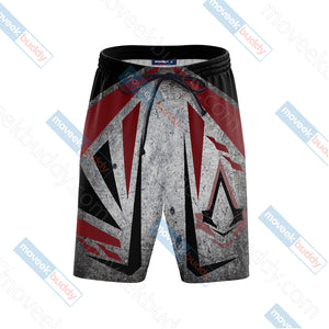 Assassin's Creed Syndicate Unisex 3D Beach Shorts
