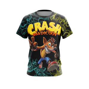 Crash Bandicoot New Unisex 3D T-shirt