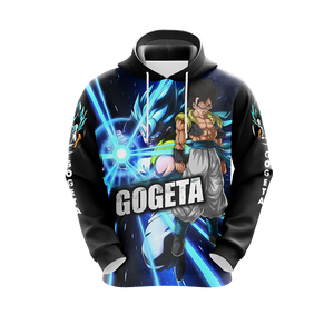 Products Dragon Ball Gogeta, Vegeta, and Goku Unisex 3D T-shirt Zip Hoodie