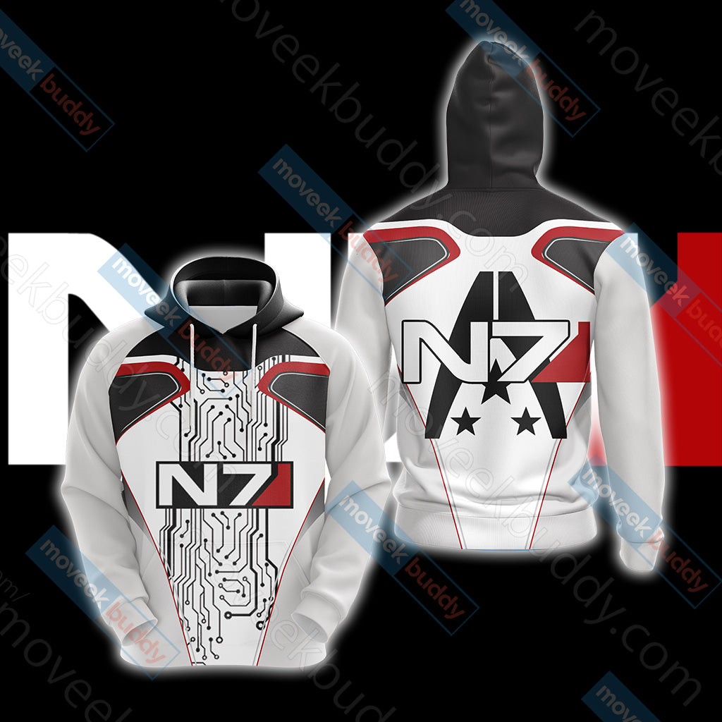 Mass Effect - N7  New Style Unisex 3D Hoodie