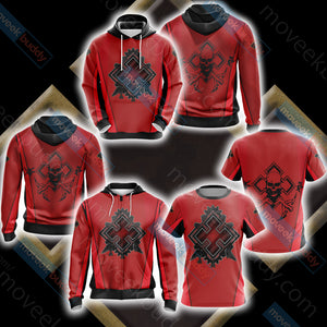 Gears of War - Locust Horde Unisex Zip Up Hoodie Jacket