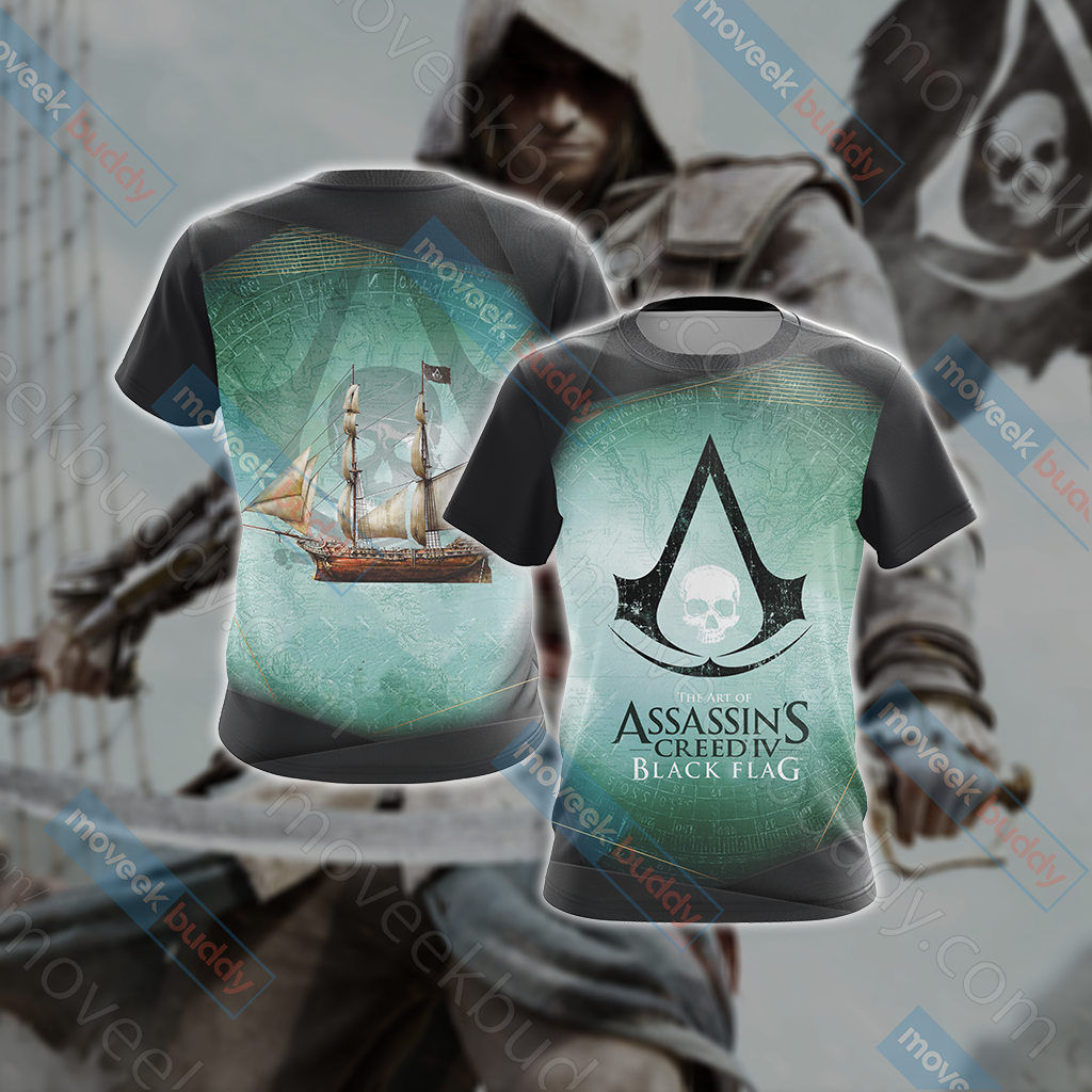 Assassin's Creed IV Black Flag New Unisex 3D T-shirt